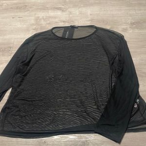 Sheer Black Shirt